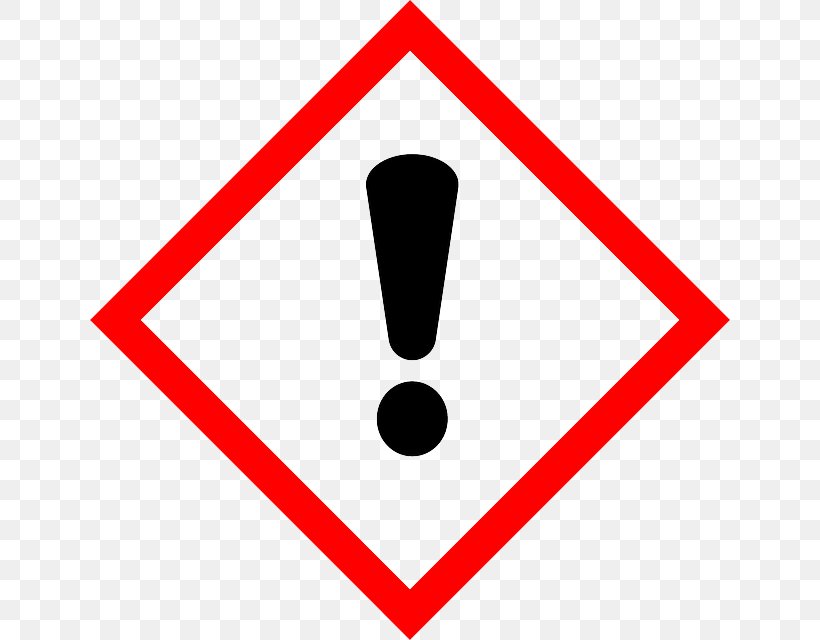 Globally Harmonized System Of Classification And Labelling Of Chemicals GHS Hazard Pictograms Exclamation Mark Hazard Communication Standard Acute Toxicity, PNG, 640x640px, Ghs Hazard Pictograms, Acute Toxicity, Area, Brand, Dangerous Goods Download Free