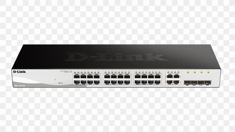 Network Switch Power Over Ethernet Small Form-factor Pluggable Transceiver Gigabit Ethernet D-Link, PNG, 1664x936px, Network Switch, Audio Receiver, Computer Network, Computer Port, Dlink Download Free