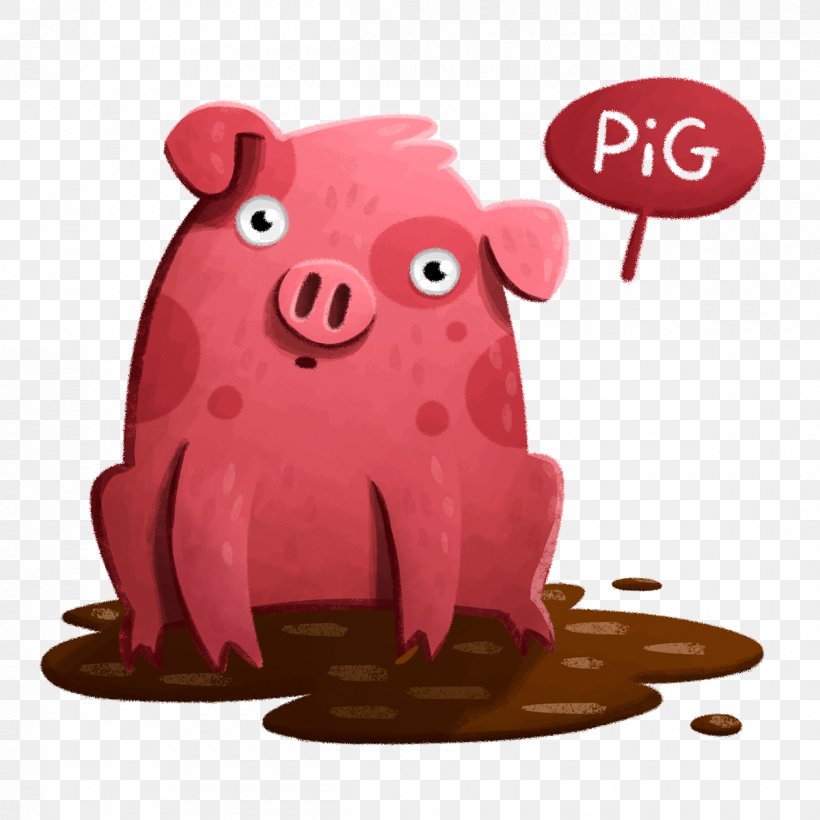 Domestic Pig Watercolor Painting Designer Illustration, PNG, 1200x1200px, Domestic Pig, Cartoon, Designer, Livestock, Mammal Download Free