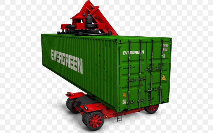 Intermodal Container Shipping Container Cargo, PNG, 512x512px, Intermodal Container, Asset Tracking, Cargo, Container Ship, Evergreen Marine Corp Download Free