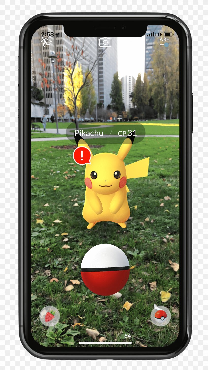 Pokémon GO Pikachu Augmented Reality, PNG, 1242x2208px, Pokemon Go, Apple, Augmented Reality, Cronologia Delle Versioni Di Ios, Deer Download Free