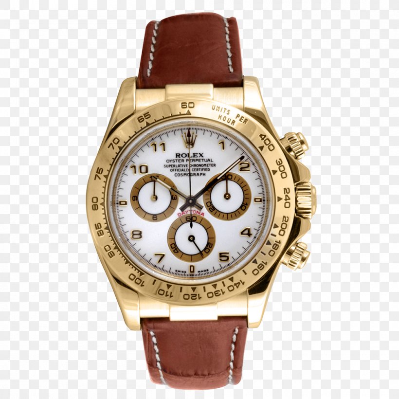 Watch Strap Rolex Daytona Rolex Datejust, PNG, 1000x1000px, Watch, Bracelet, Brand, Brown, Clock Download Free