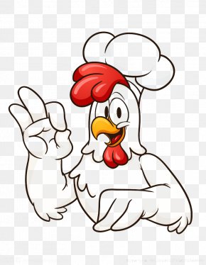 Free Cartoon Chicken To Pull Material - Chicken Meat Buffalo Wing Chef PNG