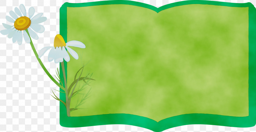 Leaf Petal Font Green Flower, PNG, 3000x1554px, Flower Frame, Biology, Book Frame, Flower, Green Download Free