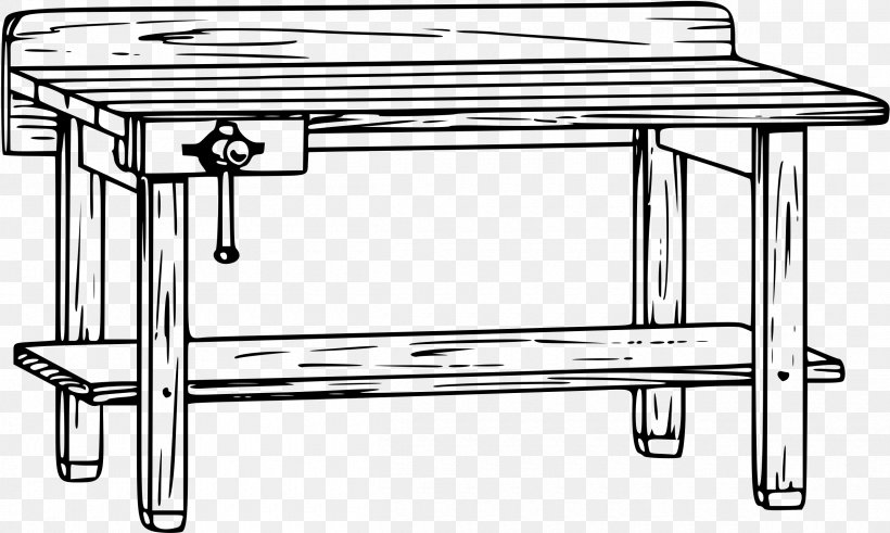 Workbench Vise Clip Art, PNG, 2400x1439px, Workbench, Bathroom Accessory, Bench, Drawing, End Table Download Free