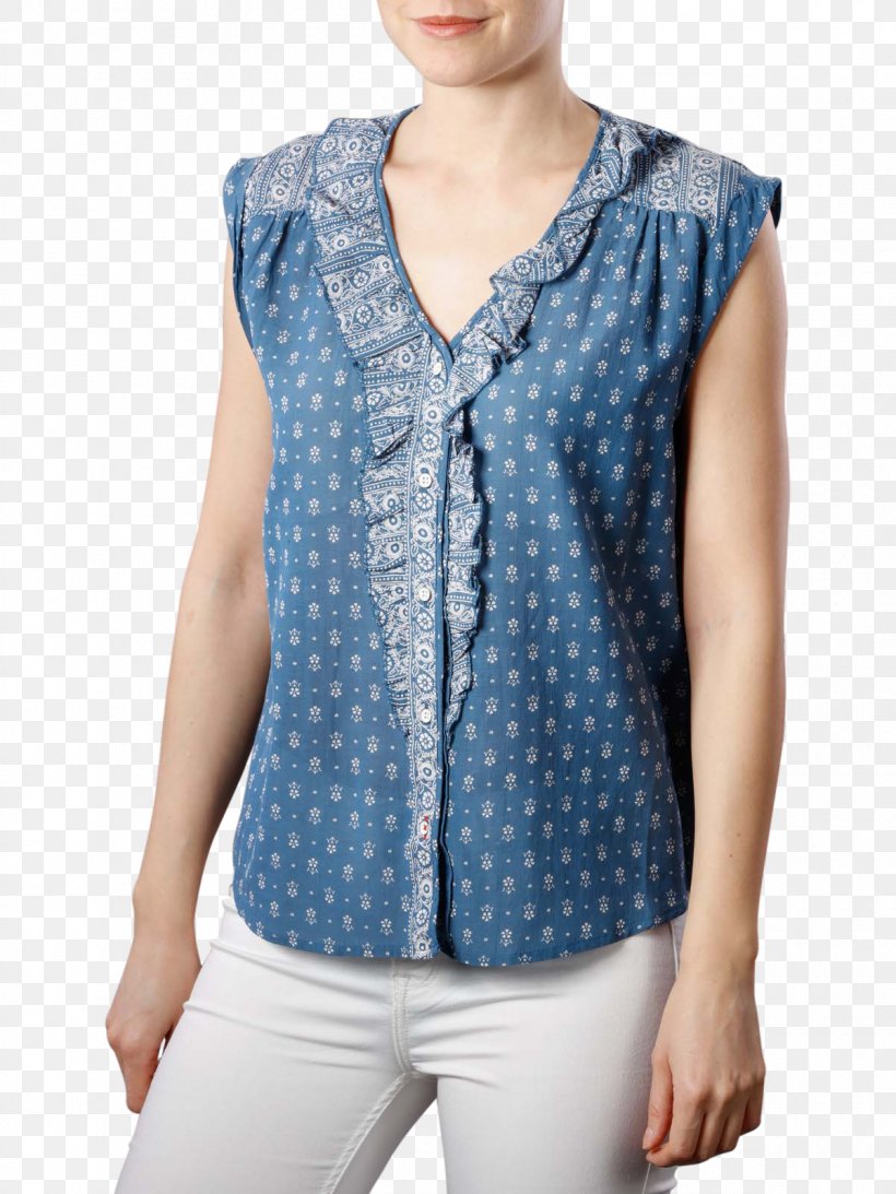 Blouse Polka Dot Button Sleeve Outerwear, PNG, 1200x1600px, Blouse, Barnes Noble, Blue, Button, Clothing Download Free