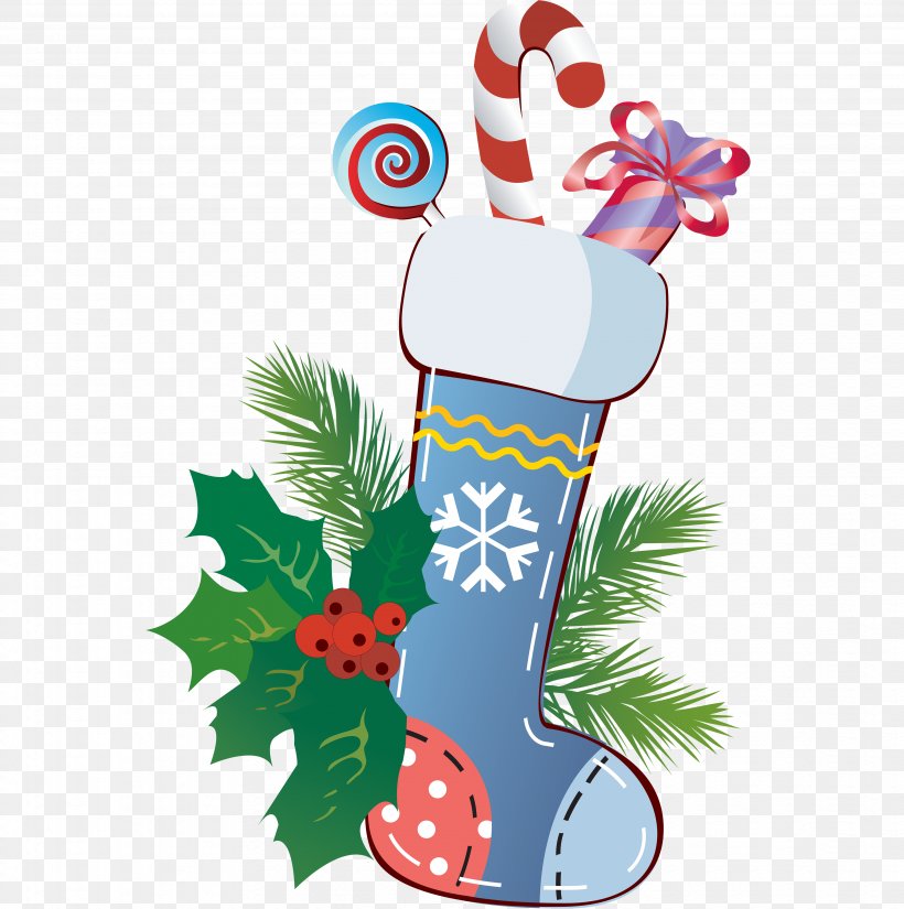 Christmas Stocking Clip Art, PNG, 3873x3900px, Christmas, Art, Christmas Decoration, Christmas Gift, Christmas Ornament Download Free