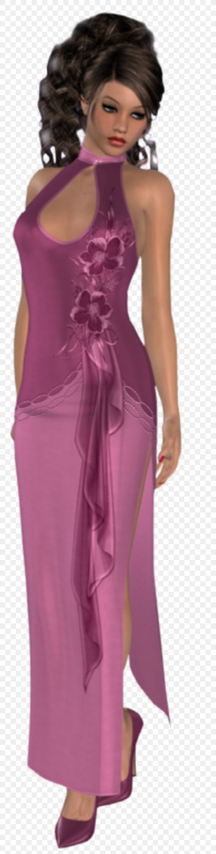 Cocktail Dress Satin Gown, PNG, 800x3233px, Watercolor, Cartoon, Flower, Frame, Heart Download Free