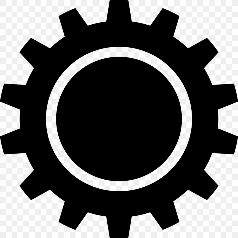 Gear Logo Clip Art, PNG, 1024x1024px, Gear, Art, Bevel Gear, Black And White, Drawing Download Free