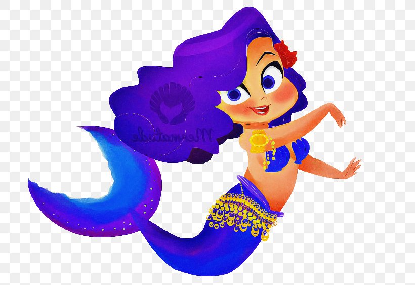Mermaid Cartoon, PNG, 800x563px, Mermaid, Animation, Cartoon, Fictional Character, Purple Download Free