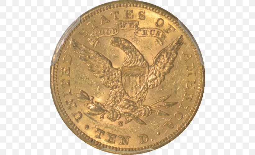 Gold Coin Gold Coin Half Eagle Mint, PNG, 500x500px, Coin, Brass, Copper, Counterfeit Money, Currency Download Free