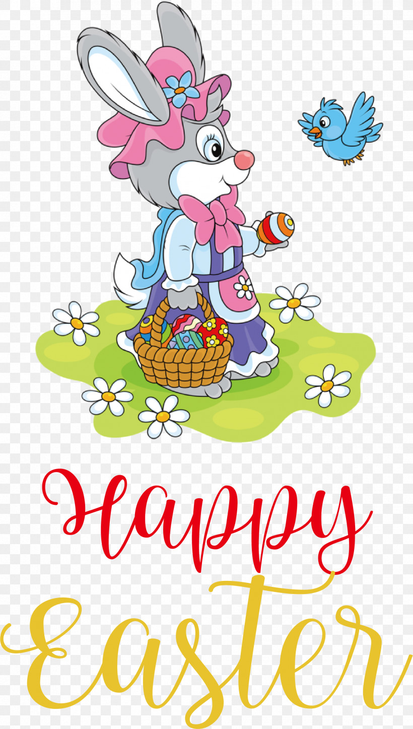 Happy Easter Day Easter Day Blessing Easter Bunny, PNG, 1863x3288px, Happy Easter Day, Carnival, Cartoon, Cute Easter, Drawing Download Free