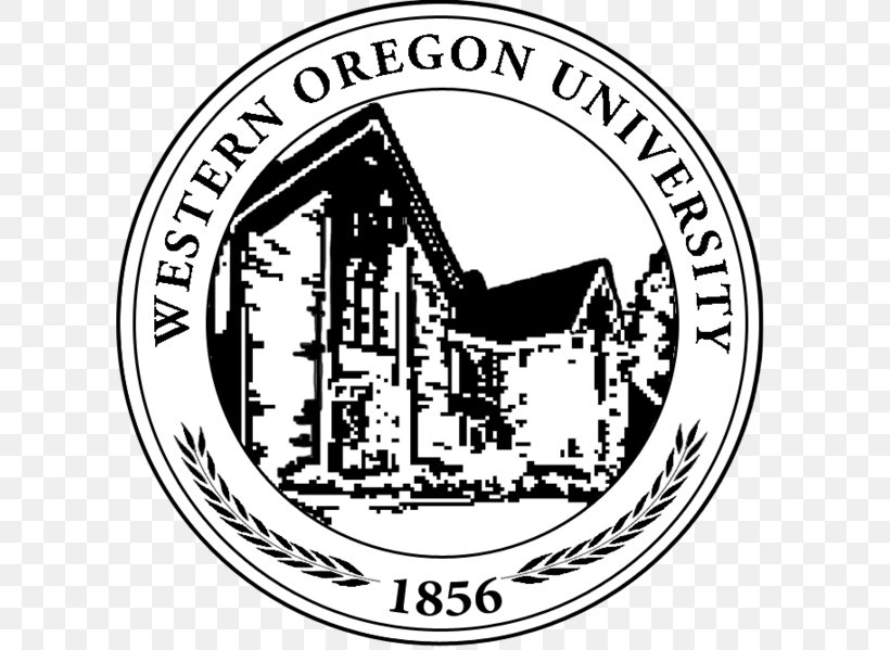 Western Oregon University University Of Oregon Western Oregon Wolves Football Western Oregon Wolves Women's Basketball, PNG, 619x599px, Western Oregon University, Area, Black And White, Brand, Economics Download Free