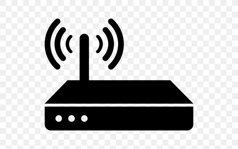 Wireless Network Wireless Site Survey Wi-Fi Wireless Router, PNG, 512x512px, Wireless Network, Area, Black, Black And White, Broadband Download Free