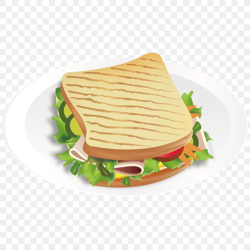 Ham And Cheese Sandwich Toast Fast Food Hamburger, PNG, 1000x1000px, Ham And Cheese Sandwich, Bread, Cuisine, Dish, Fast Food Download Free
