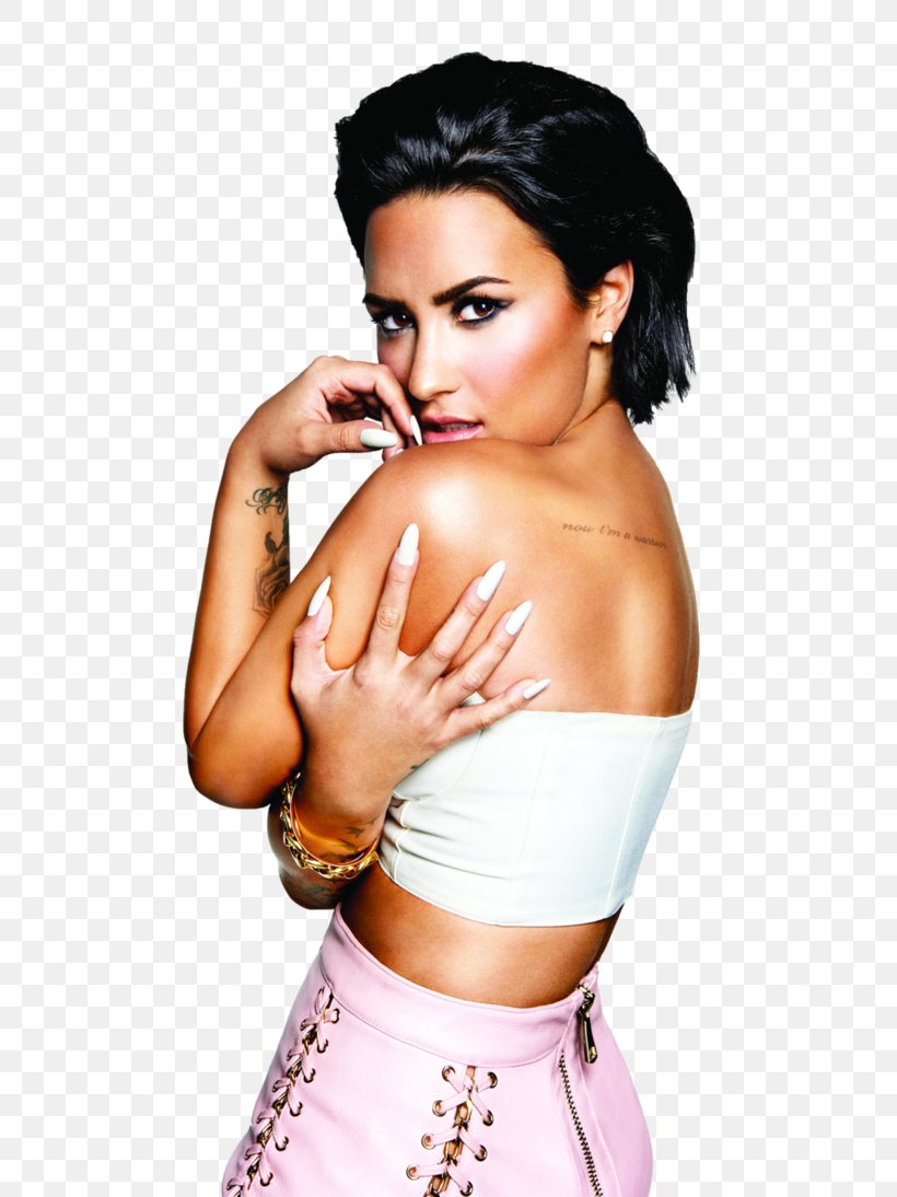 Demi Lovato Confident Song Photo Shoot Heart Attack, PNG, 730x1094px, Watercolor, Cartoon, Flower, Frame, Heart Download Free