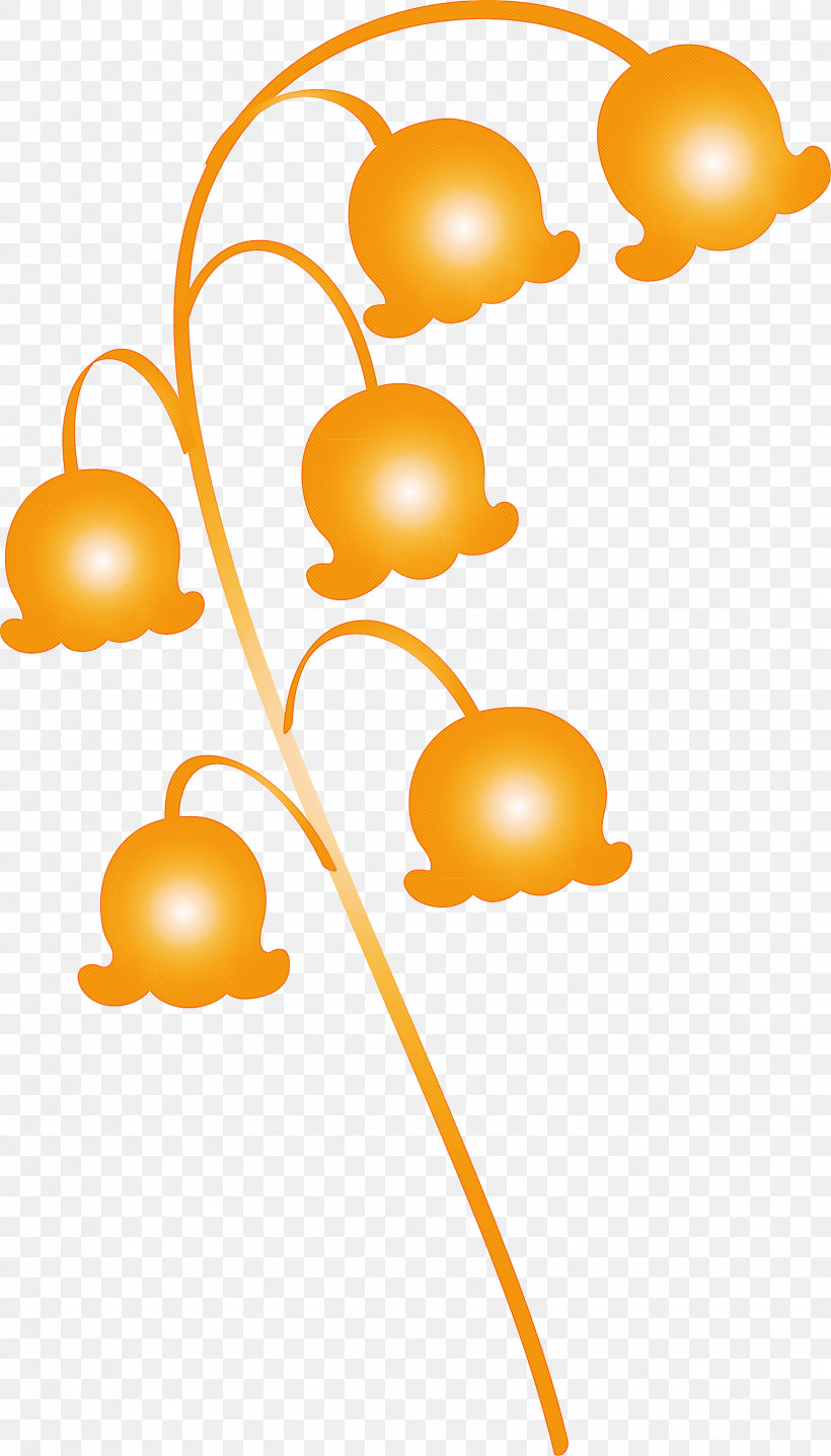 Lily Bell Flower, PNG, 1713x3000px, Lily Bell, Flower, Line, Orange, Yellow Download Free