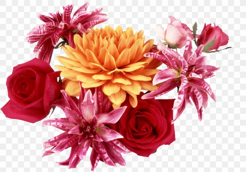 Cut Flowers Garden Roses Flower Bouquet, PNG, 3898x2735px, Flower, Artificial Flower, Chrysanths, Cut Flowers, Dahlia Download Free