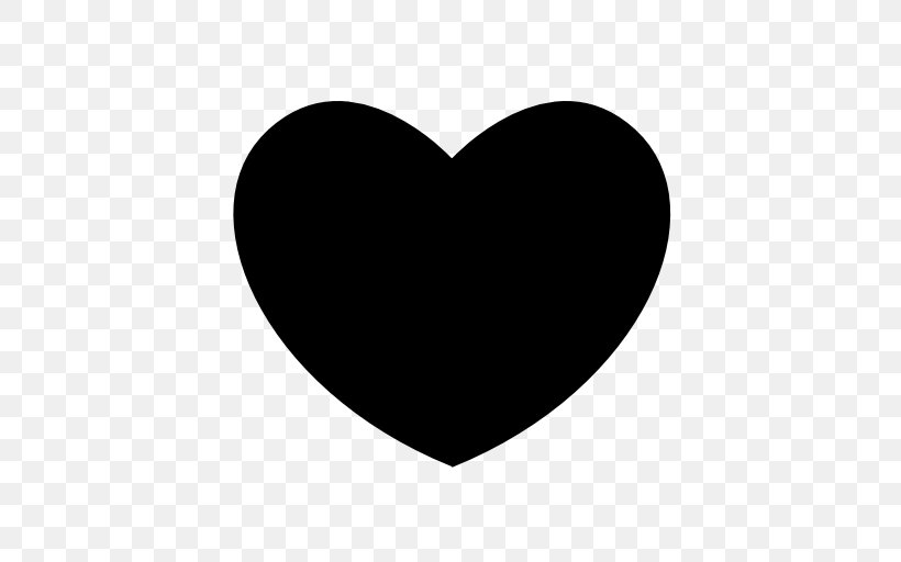 Heart Clip Art, PNG, 512x512px, Heart, Black, Black And White, Font Awesome, Symbol Download Free
