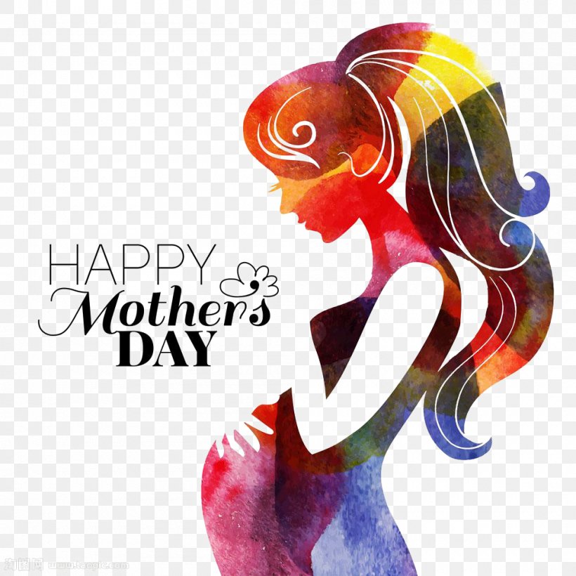 Mother's Day Vector Graphics Pregnancy Illustration, PNG, 1000x1000px, Mothers Day, Child, Fictional Character, Hair Coloring, Infant Download Free