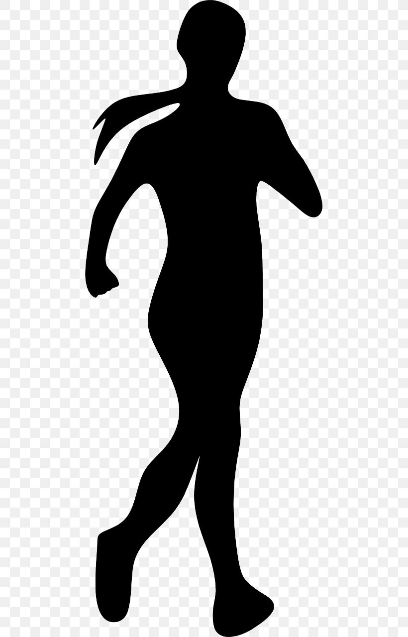 Sport Jogging Silhouette Photography, PNG, 640x1280px, Sport, Black, Black And White, Dieting, Hand Download Free