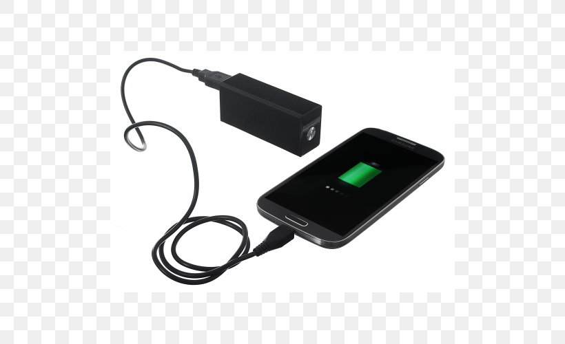 Battery Charger AC Adapter Samsung Galaxy S II Samsung Galaxy S Plus Micro-USB, PNG, 500x500px, Battery Charger, Ac Adapter, Ampere Hour, Blackberry, Computer Component Download Free