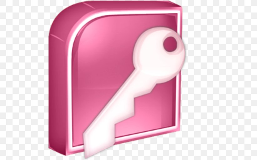 Microsoft Access Microsoft Corporation, PNG, 512x512px, Microsoft Access, Computer, Computer Software, Finger, Magenta Download Free