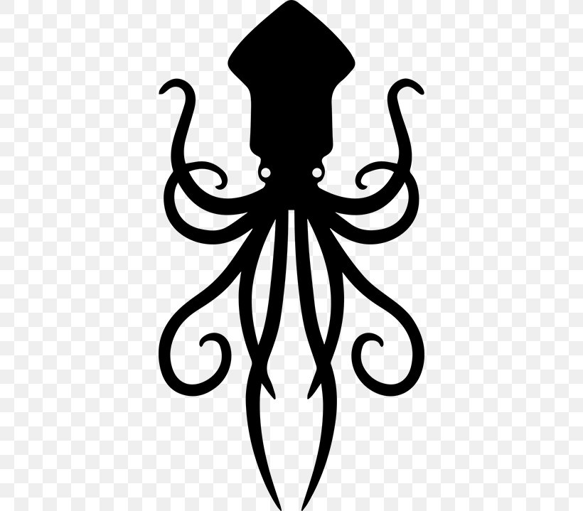 Wayward Kraken Pub Sea Monster Octopus Clip Art, PNG, 374x719px, Kraken, Artwork, Biloxi, Black, Black And White Download Free