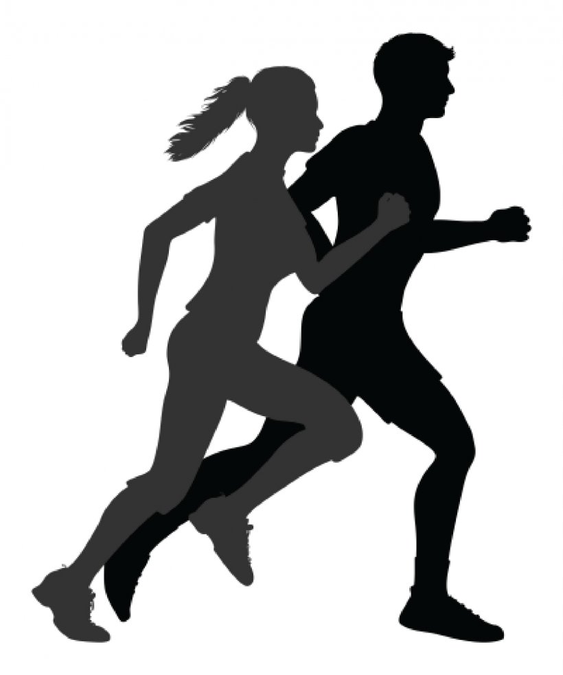 Running Silhouette Jogging Clip Art, PNG, 1667x2000px, Running, Arm, Black And White, Hip, Human Behavior Download Free