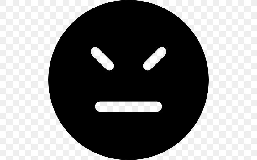 Emoticon Smiley Sadness Clip Art, PNG, 512x512px, Emoticon, Black And White, Emotion, Face, Facial Expression Download Free