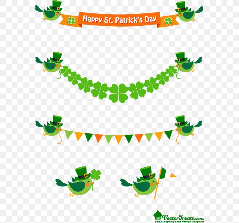 Saint Patricks Day Luck Clover Clip Art, PNG, 580x764px, Saint Patricks Day, Area, Clover, Flora, Fourleaf Clover Download Free
