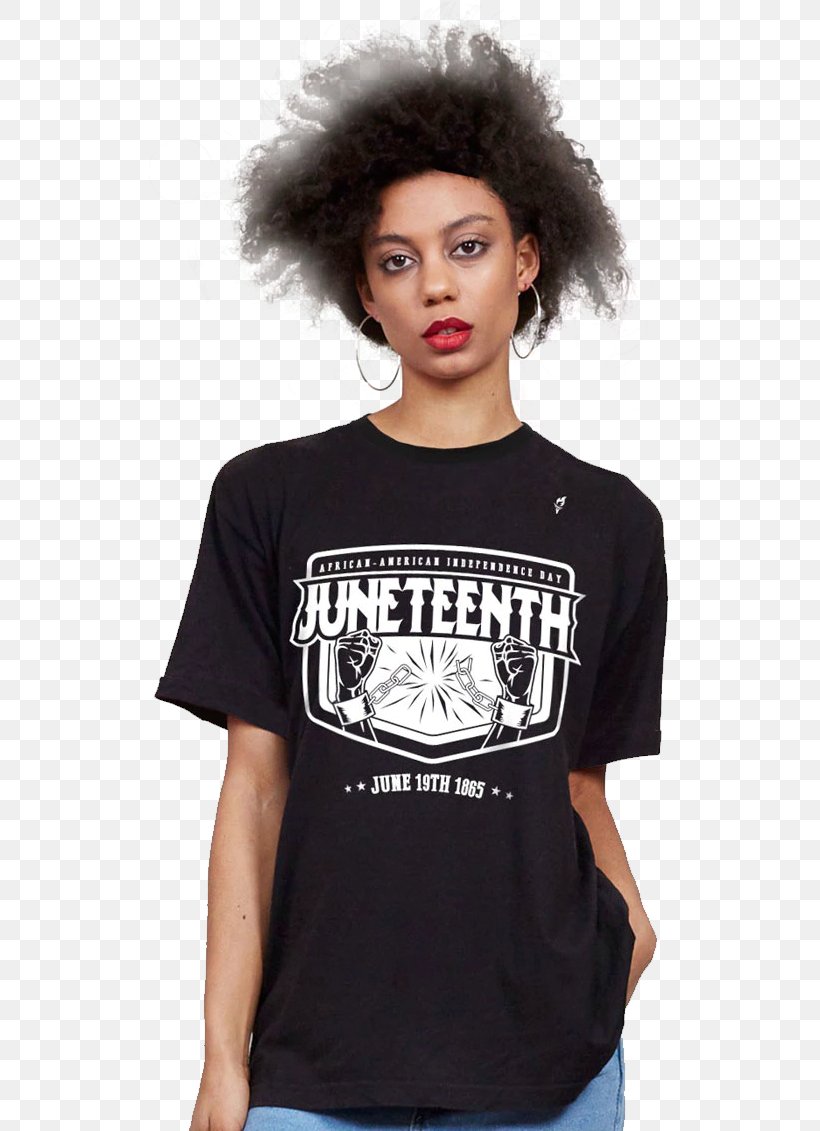 T-shirt Juneteenth Holiday African American Sleeve, PNG, 522x1131px, Tshirt, African American, Africanamerican History, Black, Black M Download Free