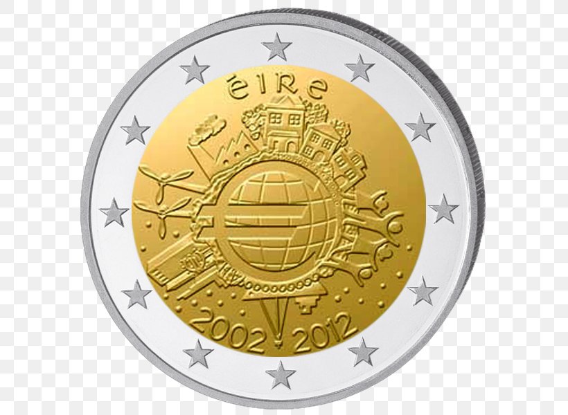 2 Euro Commemorative Coins 2 Euro Coin Euro Coins, PNG, 600x600px, 2 Euro Coin, 2 Euro Commemorative Coins, 20 Cent Euro Coin, Euro, Coin Download Free