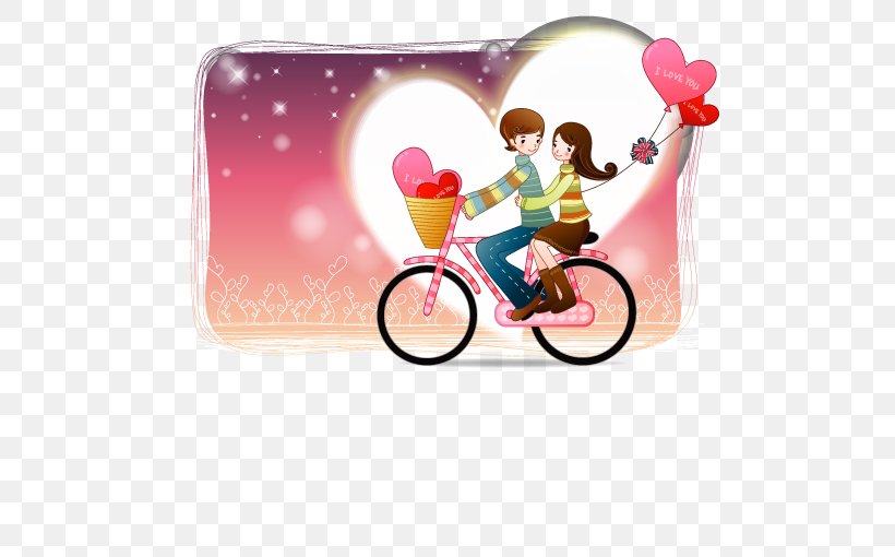 Cartoon Drawing Romance, PNG, 510x510px, Cartoon, Animated Cartoon, Animation, Bicycle, Cartoon Network Download Free