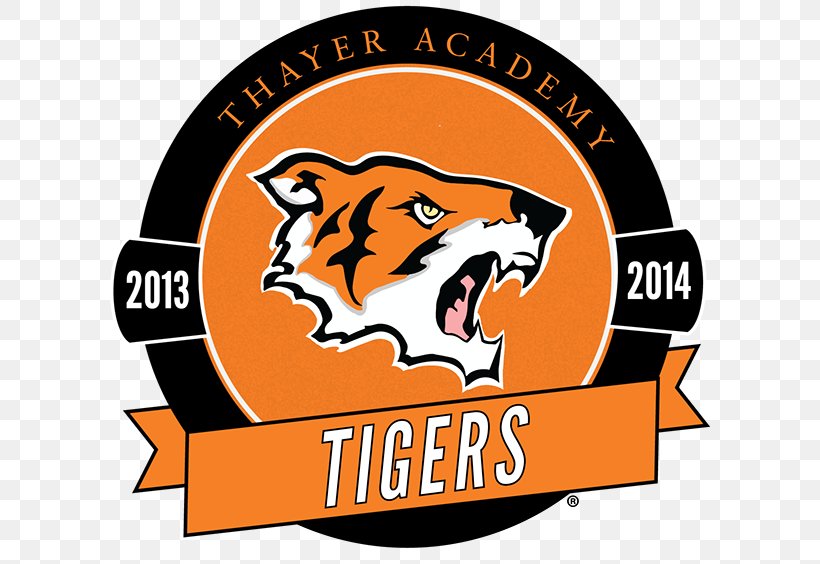 Thayer Academy School Tiger Logo Mascot, PNG, 600x564px, Thayer Academy, Alumnus, Area, Behance, Brand Download Free