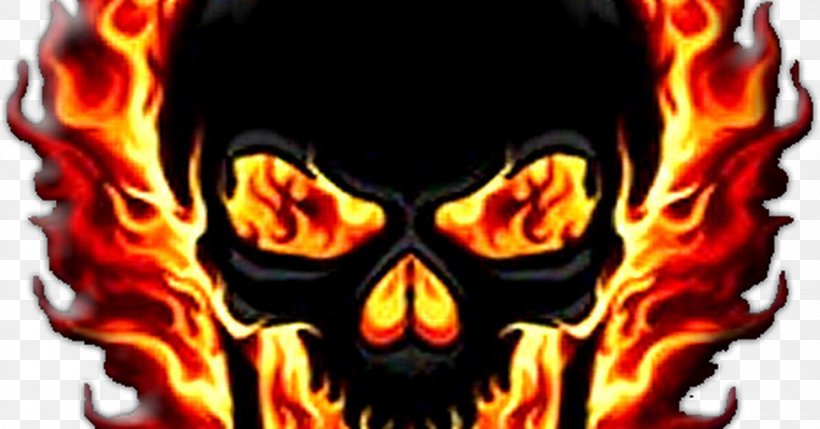 Cool Flame Skull And Crossbones Drawing, PNG, 1200x628px, Flame, Bone, Color, Cool Flame, Demon Download Free