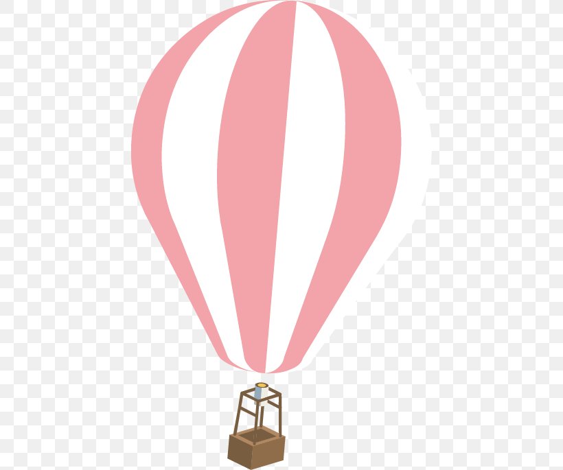 Hot Air Ballooning Pink, PNG, 438x685px, Hot Air Balloon, Balloon, Color, Designer, Heart Download Free