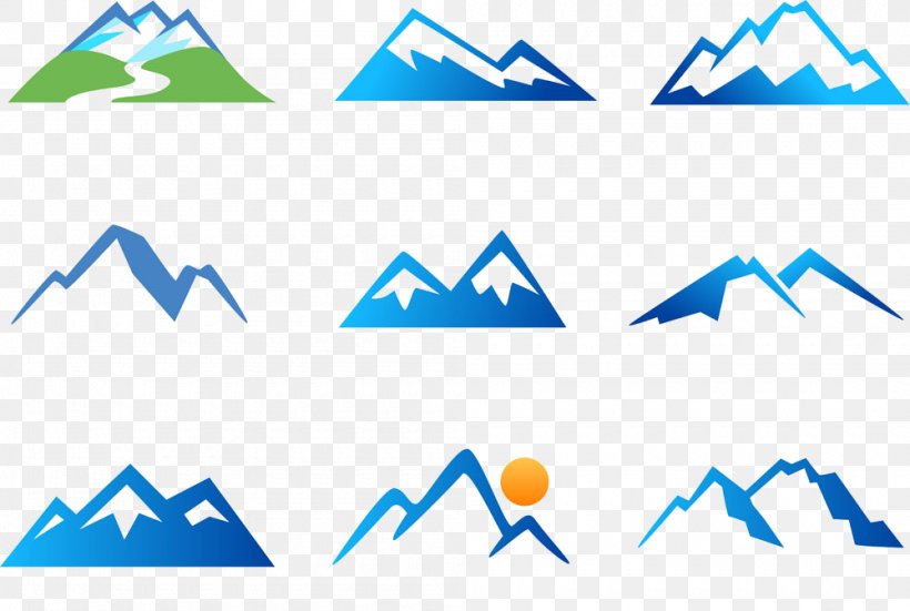 Mountain Euclidean Vector Icon, PNG, 1000x672px, Mountain, Area, Blue, Brand, Diagram Download Free