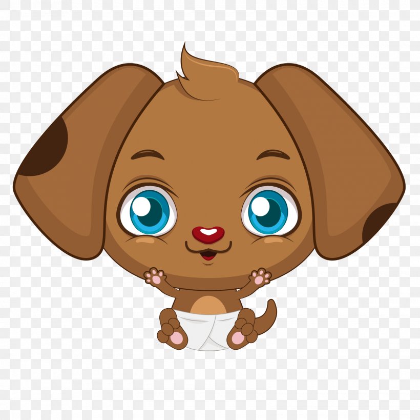 Puppy Dog Cuteness Illustration, PNG, 1600x1600px, Puppy, Baby Shower, Brown, Carnivoran, Cartoon Download Free