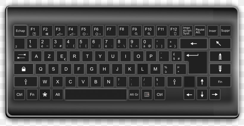Computer Keyboard Computer Mouse Delete Key Fn Key Clip Art, PNG, 2400x1241px, Computer Keyboard, Azerty, Computer Component, Computer Mouse, Delete Key Download Free