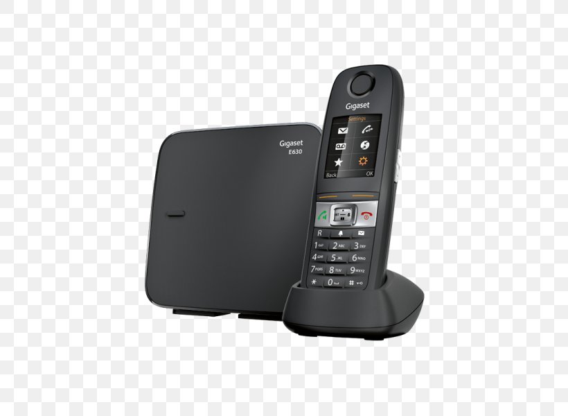Digital Enhanced Cordless Telecommunications Cordless Telephone Gigaset Communications Gigaset E630, PNG, 600x600px, Cordless Telephone, Answering Machine, Communication Device, Corded Phone, Electronics Download Free