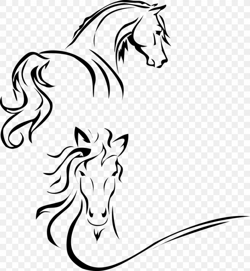 Horse Stencil Line Art, PNG, 1024x1111px, Horse, Art, Artwork, Black, Black And White Download Free