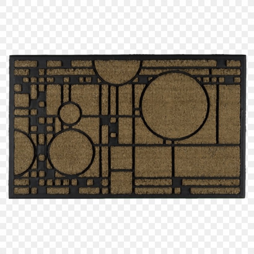 Material Coonley House Rectangle Natural Rubber, PNG, 1000x1000px, Mat, Coonley House, Dietary Fiber, Door, Frank Lloyd Wright Download Free