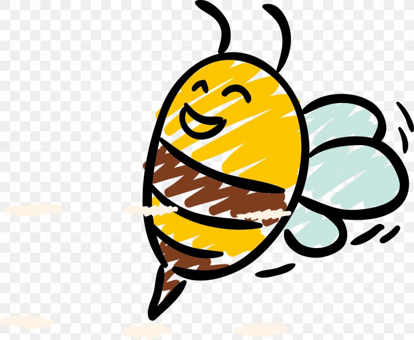 Bee Insect Drawing Euclidean Vector, PNG, 1526x1254px, Bee, Bumblebee, Drawing, Food, Happiness Download Free