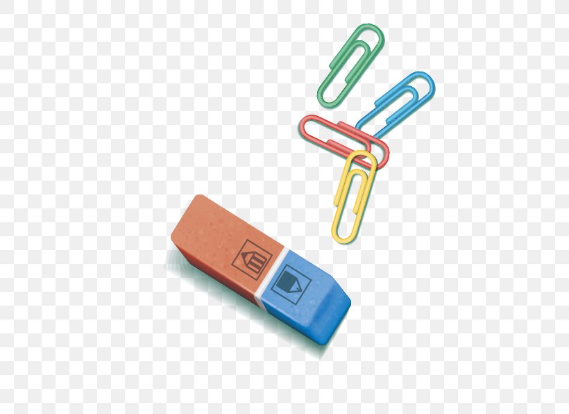 Paper Clip Eraser, PNG, 596x596px, Paper, Electronic Device, Electronics Accessory, Eraser, Natural Rubber Download Free