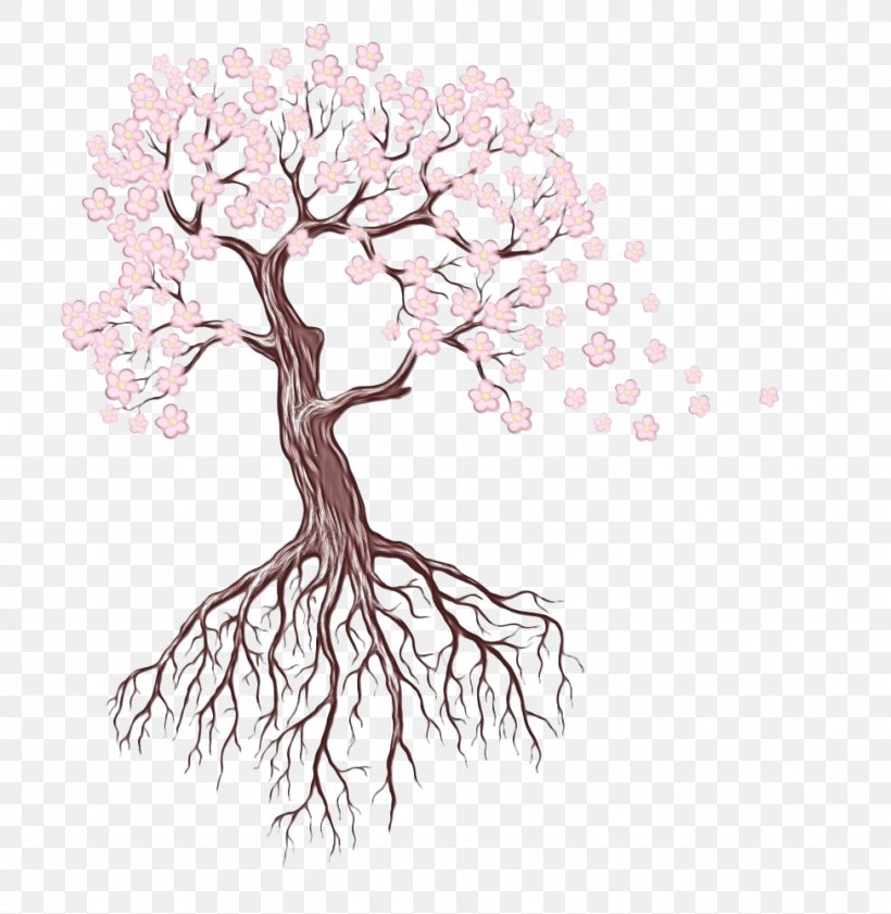 Drawing Tree Sketch Illustration Root, PNG, 975x1000px, Drawing, Art, Botany, Branch, Cut Flowers Download Free