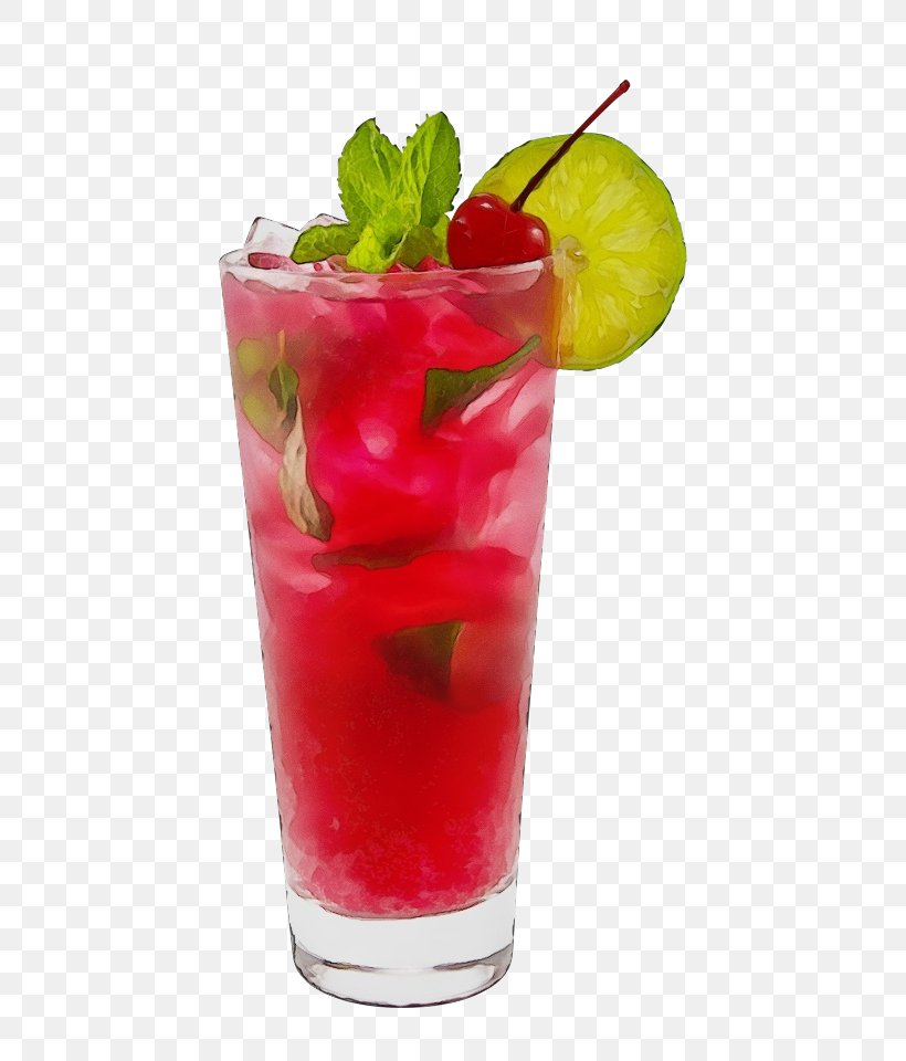Drink Cocktail Garnish Juice Non-alcoholic Beverage Woo Woo, PNG, 720x960px, Watercolor, Alcoholic Beverage, Bay Breeze, Caipiroska, Cocktail Download Free