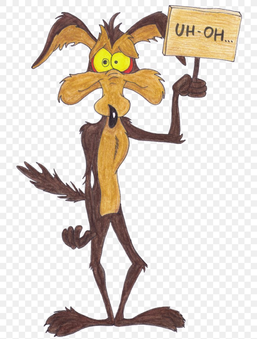 Wile E. Coyote And The Road Runner Cartoon Drawing, PNG, 737x1083px, Coyote,  Animation, Art, Bird, Bugs