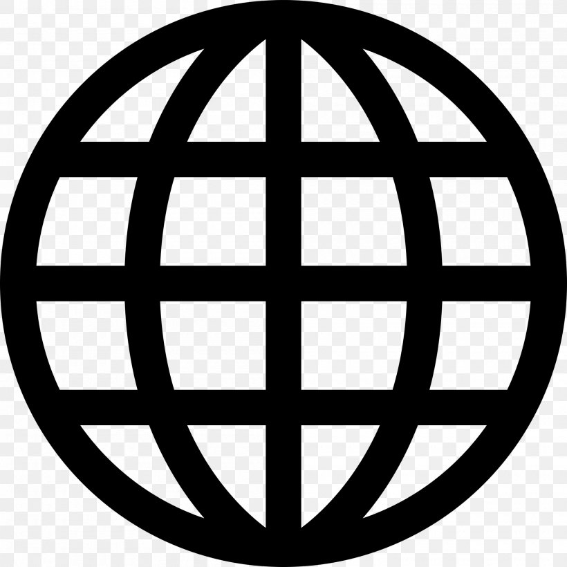 World Wide Web, PNG, 2000x2000px, Symbol, Area, Black And White, Brand, Earth Symbol Download Free