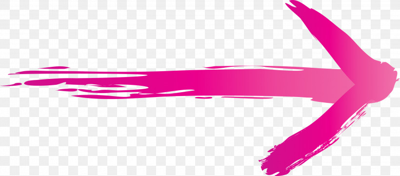 Brush Arrow, PNG, 3000x1324px, Brush Arrow, Costume Accessory, Headband, Magenta, Material Property Download Free